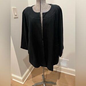 Newport News Black blazer/ jacket size 24W